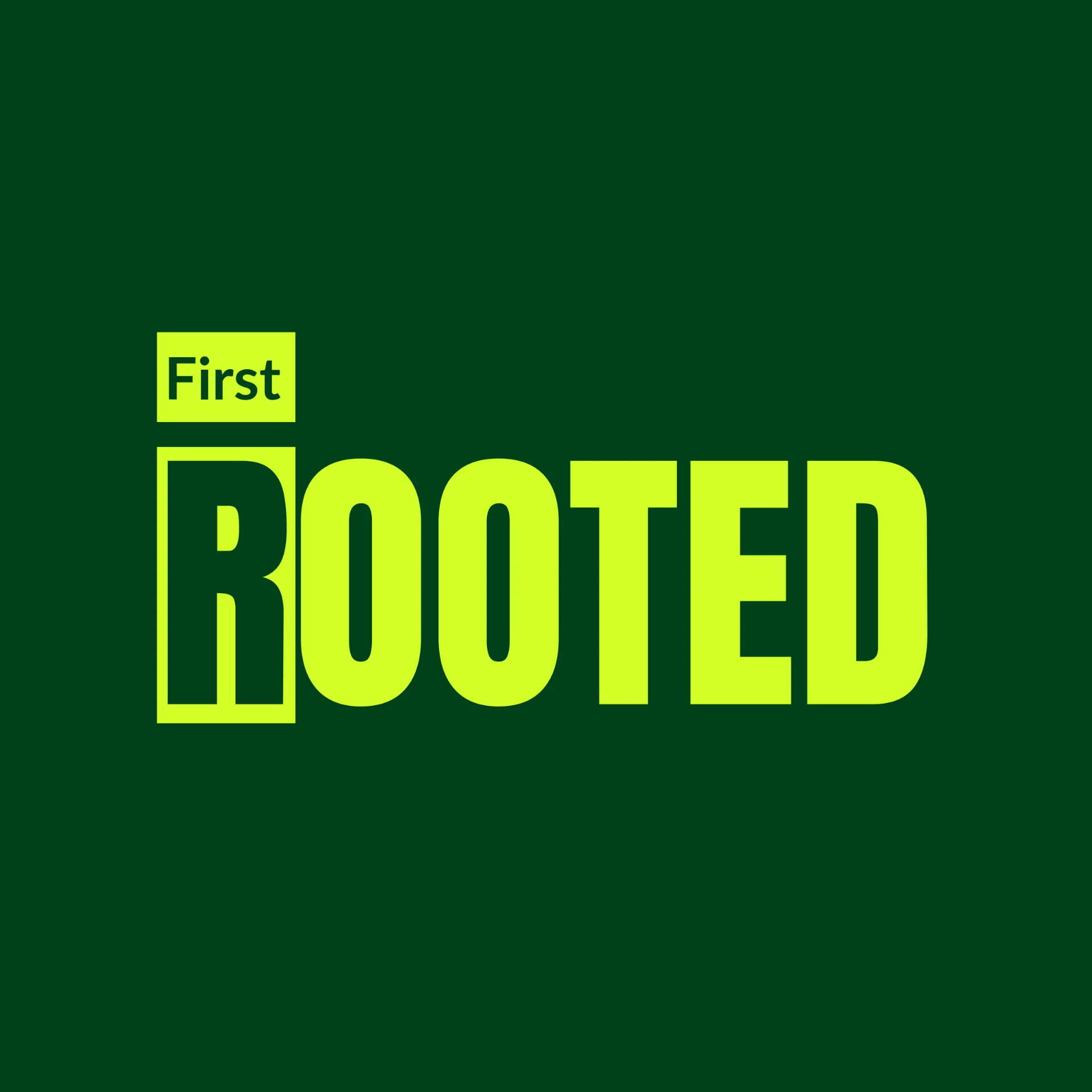 First Rooted, launch flyer, slide 2 of 2